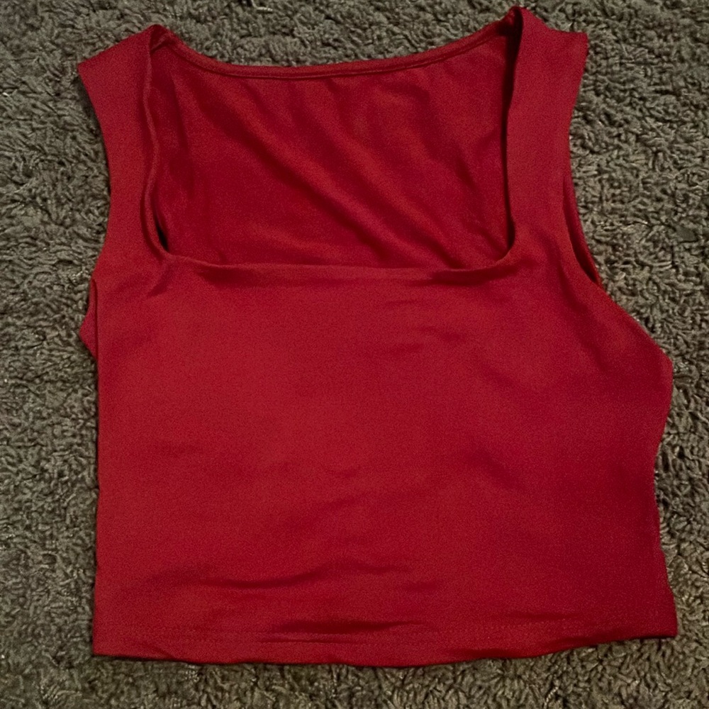 Cute red tank top